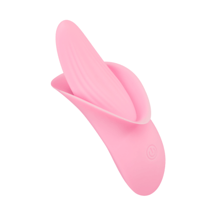 Silikon-Auflegevibrator mit Zunge, 12 cm Silikon-Auflegevibrator mit Zunge, 12 cm