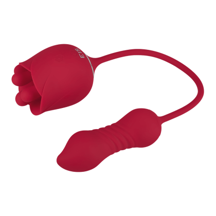 Rosenförmiger Vibrator mit Bullet, 38,5 cm Rosenförmiger Vibrator mit Bullet, 38,5 cm