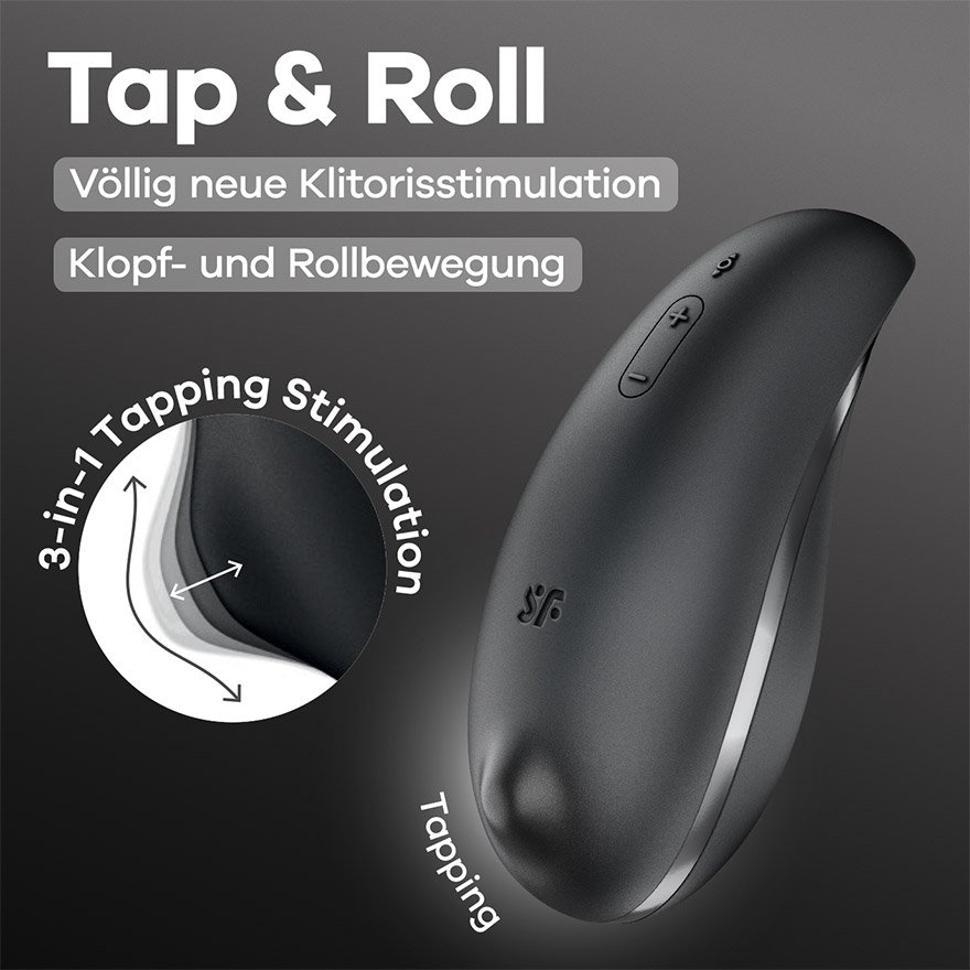 Satisfyer Tap & Roll, 12,5 cm