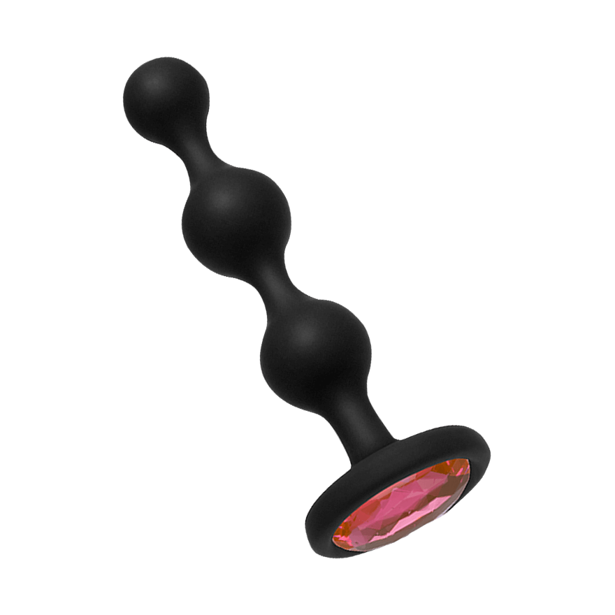 Booty Bling - Portable Anal Beads, 10,2 cm