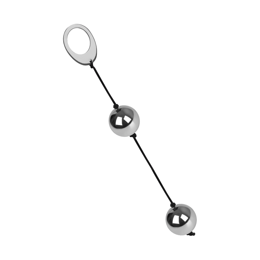 Massive Liebeskugeln aus Metall, 3,2 cm