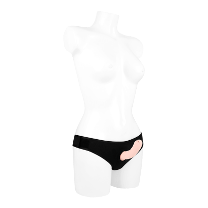 Strap-On-Panty mit Doppel-Vibrator, Größe S, 23 cm Strap-On-Panty mit Doppel-Vibrator, Größe S, 23 cm