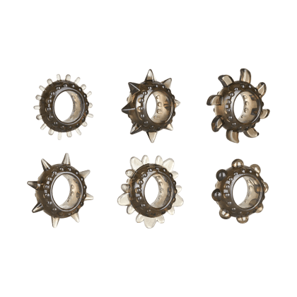 Ring Set, 1,5 -3,5 cm, 6 Stück Ring Set, 1,5 -3,5 cm, 6 Stück