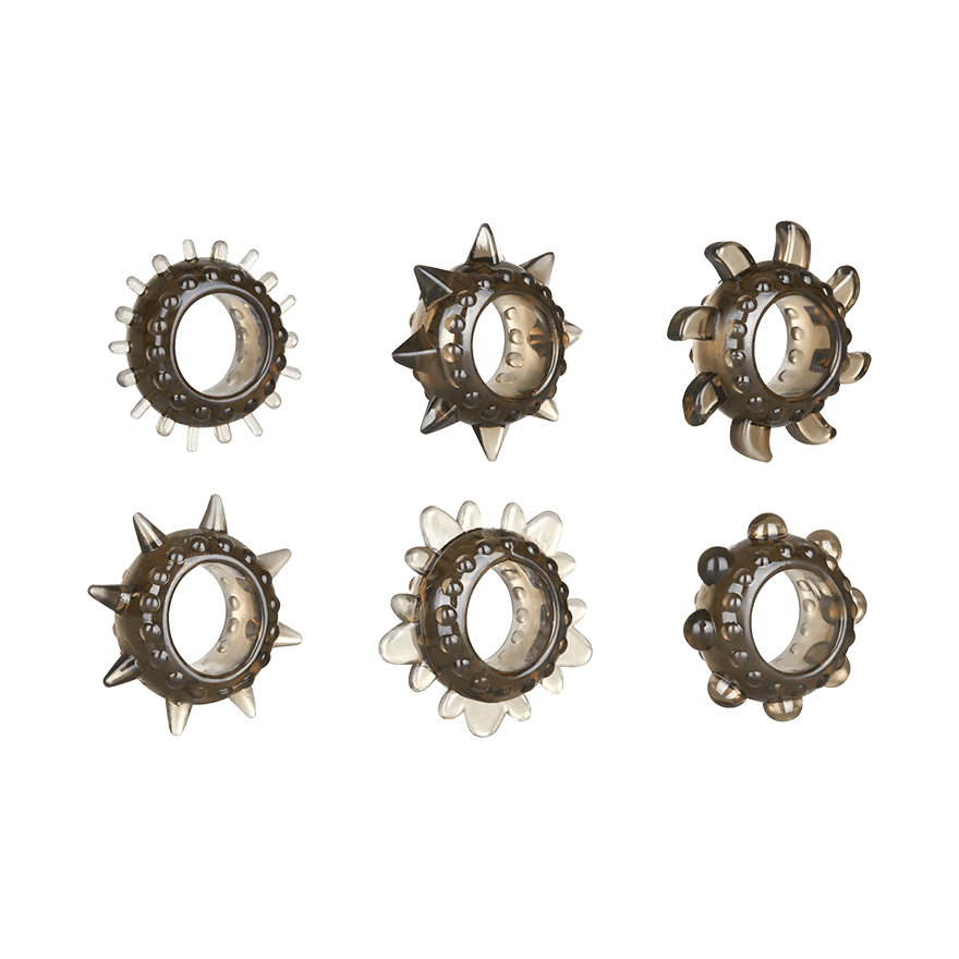 Ring Set, 1,5 -3,5 cm, 6 Stück