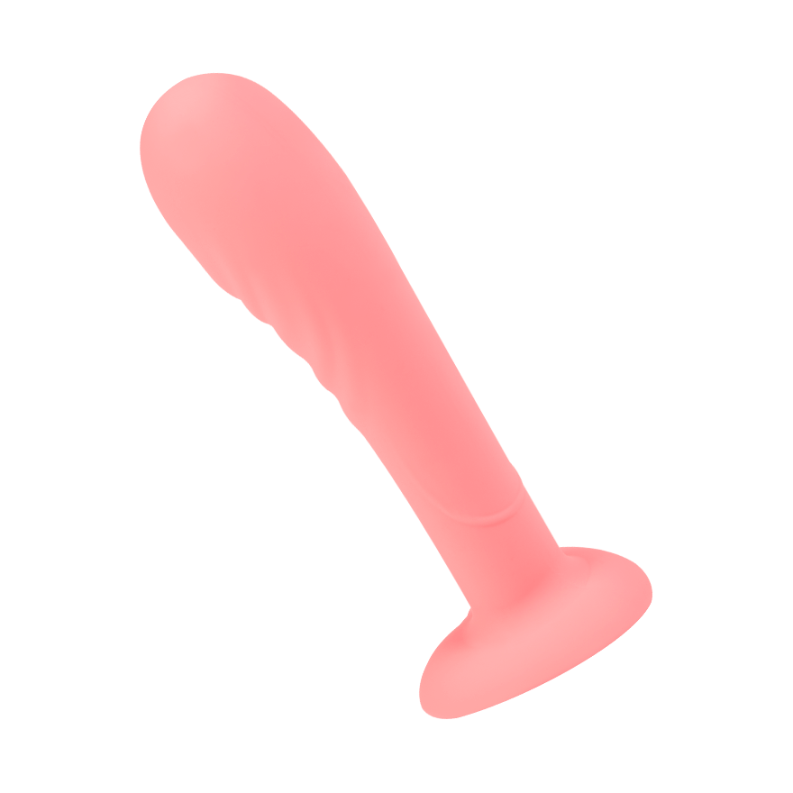 Analdildo mit herzförmigem Saugfuß, 13 cm