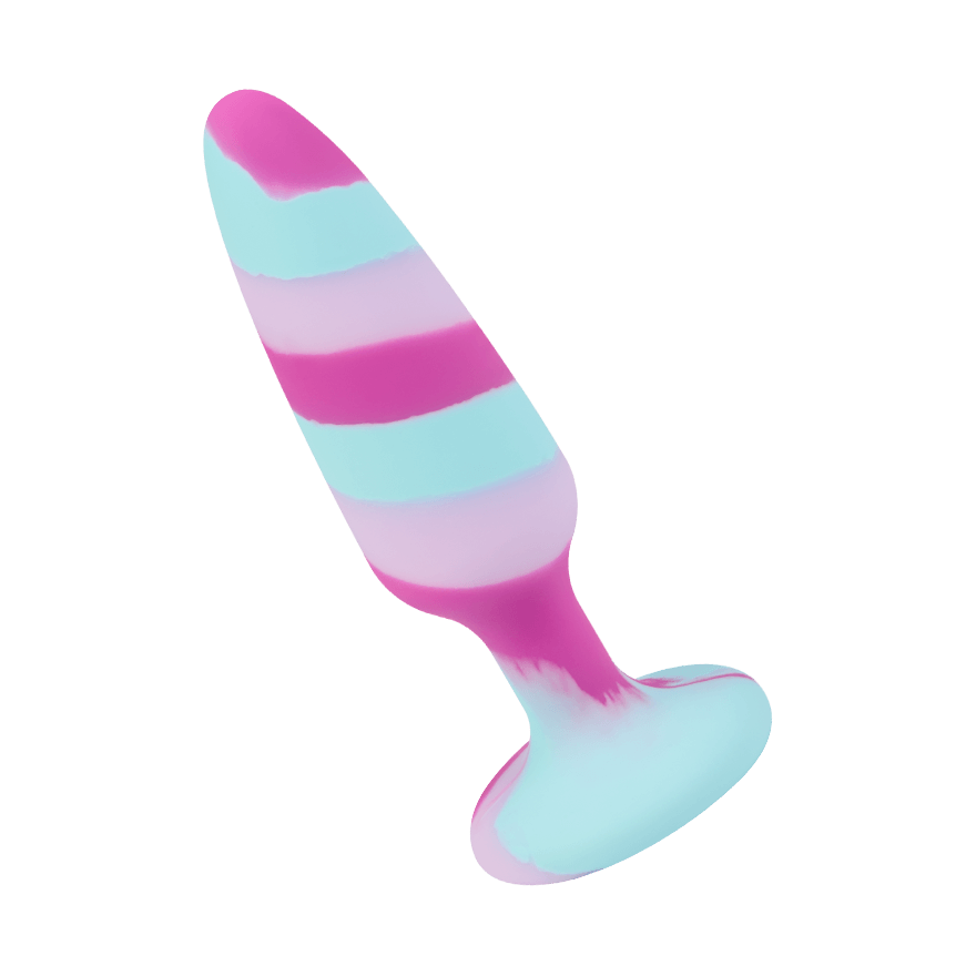 Silikon-Analplug mit Saugfuß, 11 cm