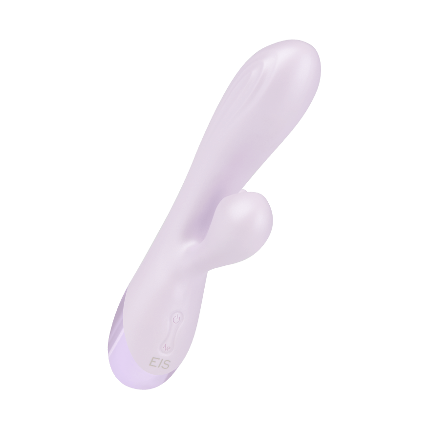 Silikon-Rabbitvibrator mit Zunge, 19,5 cm