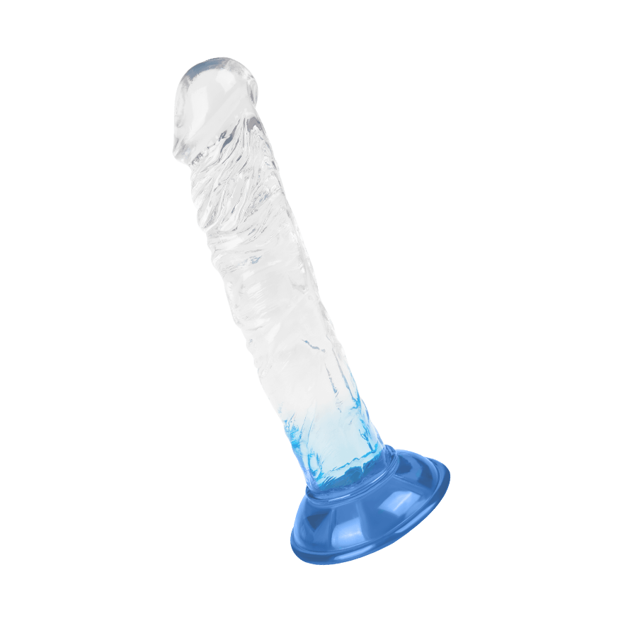 Naturdildo mit Saugfuß, 22 cm
