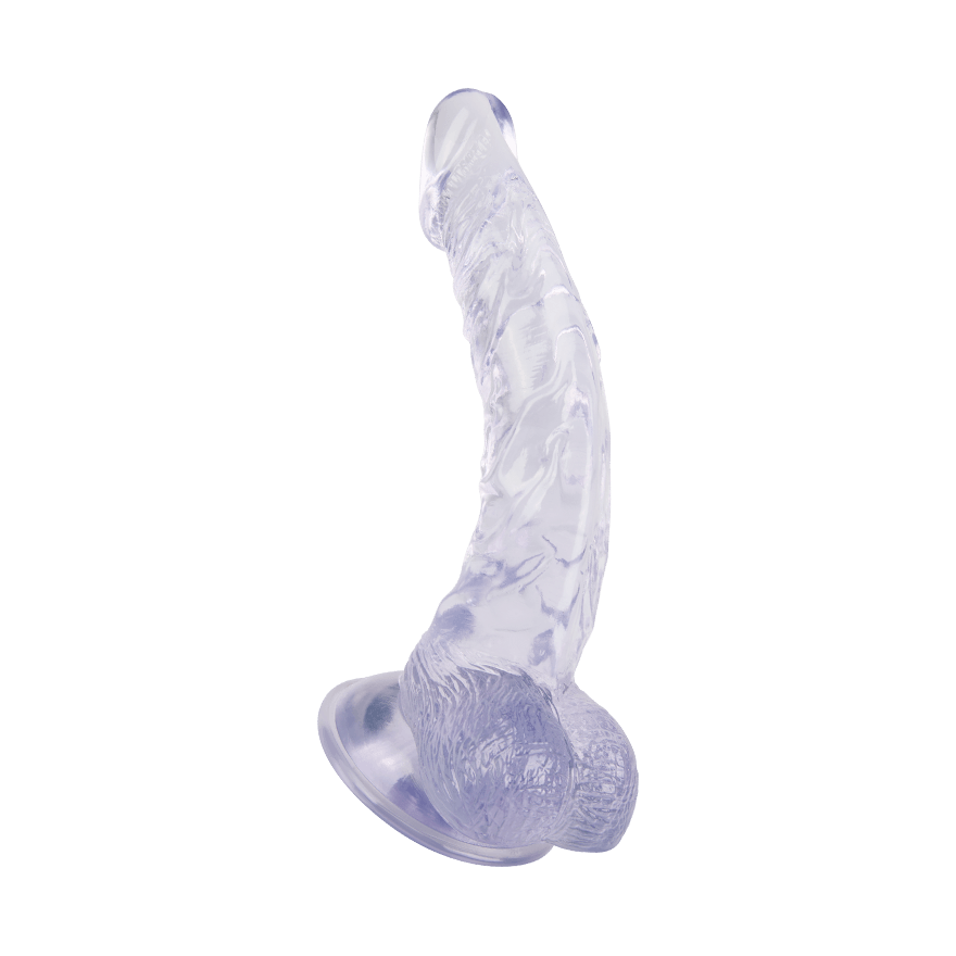 Naturdildo mit Saugfuß, 22 cm