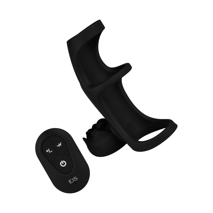 Vibro-Penisring mit Fernbedienung, 3,2-3,8 cm