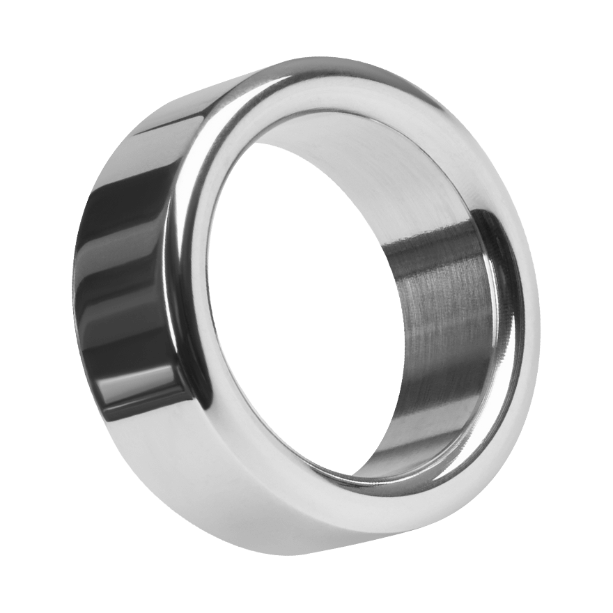 Penisring aus massivem Edelstahl, 3 cm