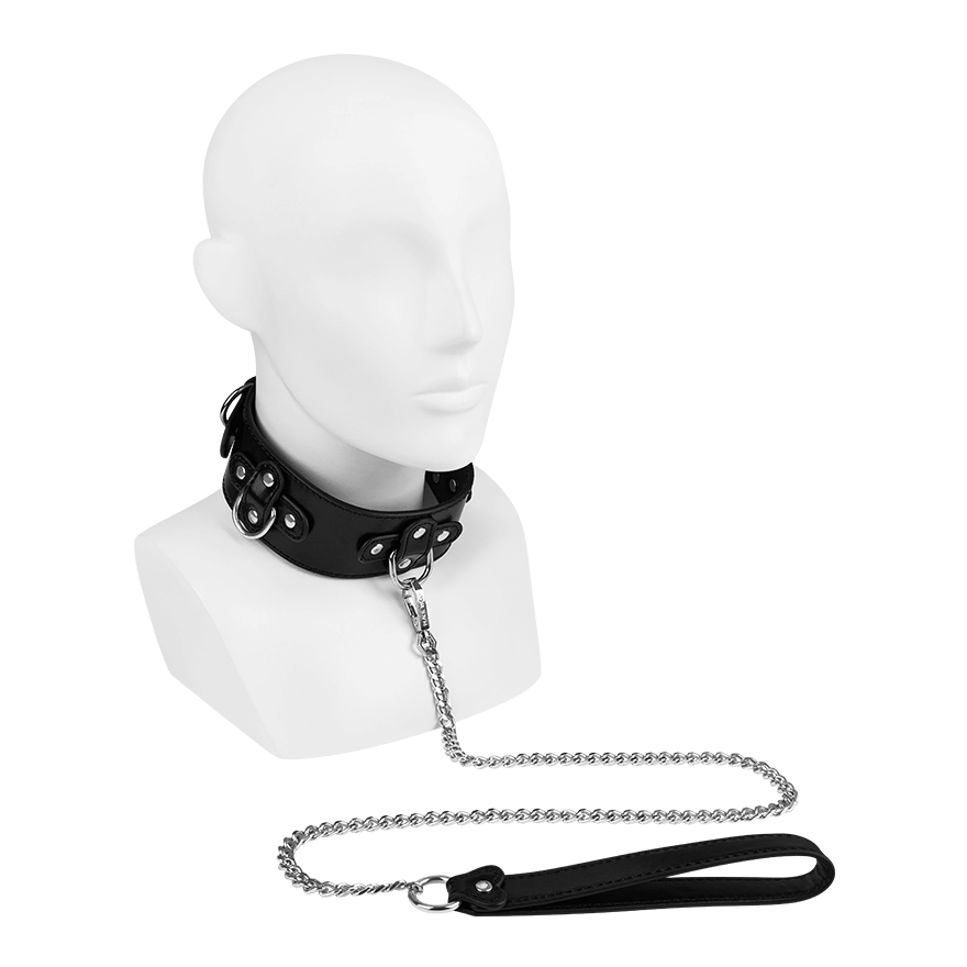 Vielseitiges Halsband mit Leine