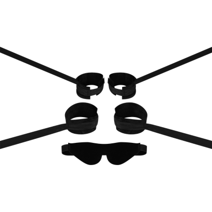 Vielseitige Hand- und Fußfesseln mit Bändern Vielseitige Hand- und Fußfesseln mit Bändern