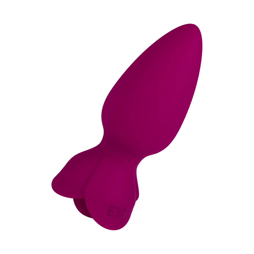 Rosenförmiger Analvibrator aus Silikon, 10,5 cm