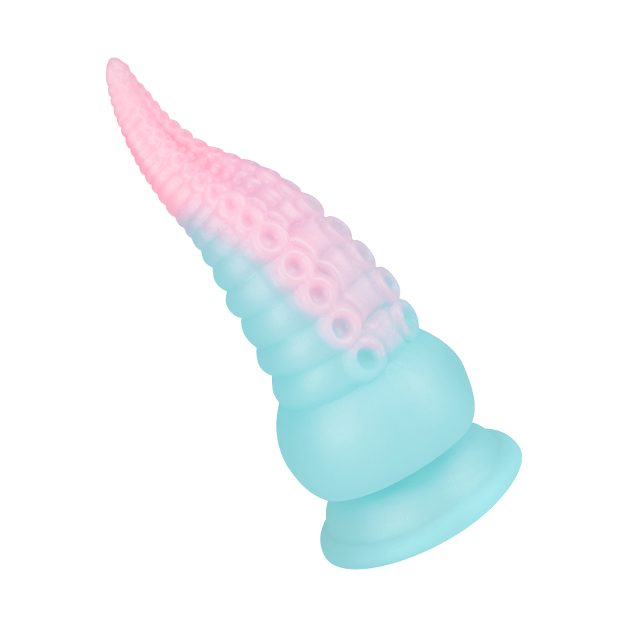 Oktopus-Dildo aus Silikon, 19 cm