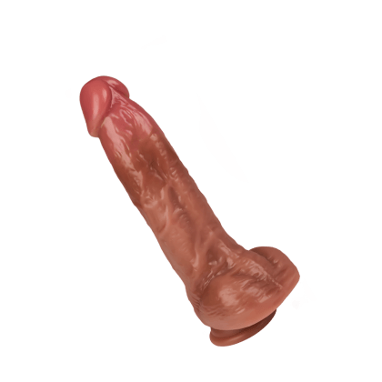 Imposanter Naturdildo aus Silikon, 24 cm Imposanter Naturdildo aus Silikon, 24 cm