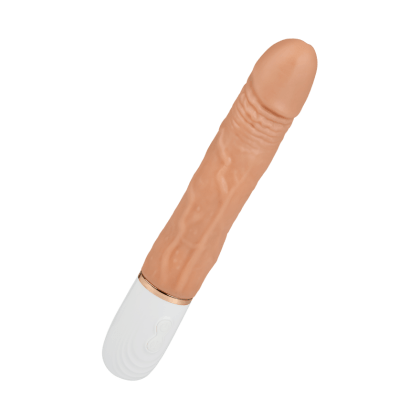 Realistischer Vibrator mit Stoßfunktion, 25,5 cm Realistischer Vibrator mit Stoßfunktion, 25,5 cm