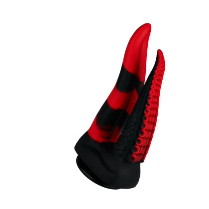 Verspielter Tentakel-Doppeldildo mit Saugfuß, 24,5 cm Verspielter Tentakel-Doppeldildo mit Saugfuß, 24,5 cm