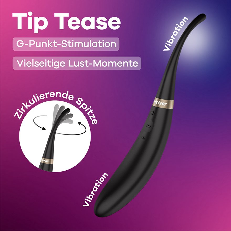 Satisfyer Tip Tease, 22 cm