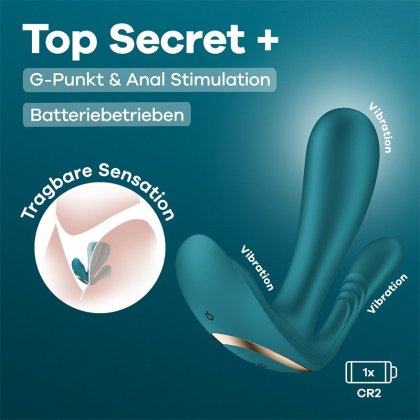 Satisfyer Top Secret+ - Batteriebetrieben, 11 cm Satisfyer Top Secret+ - Batteriebetrieben, 11 cm
