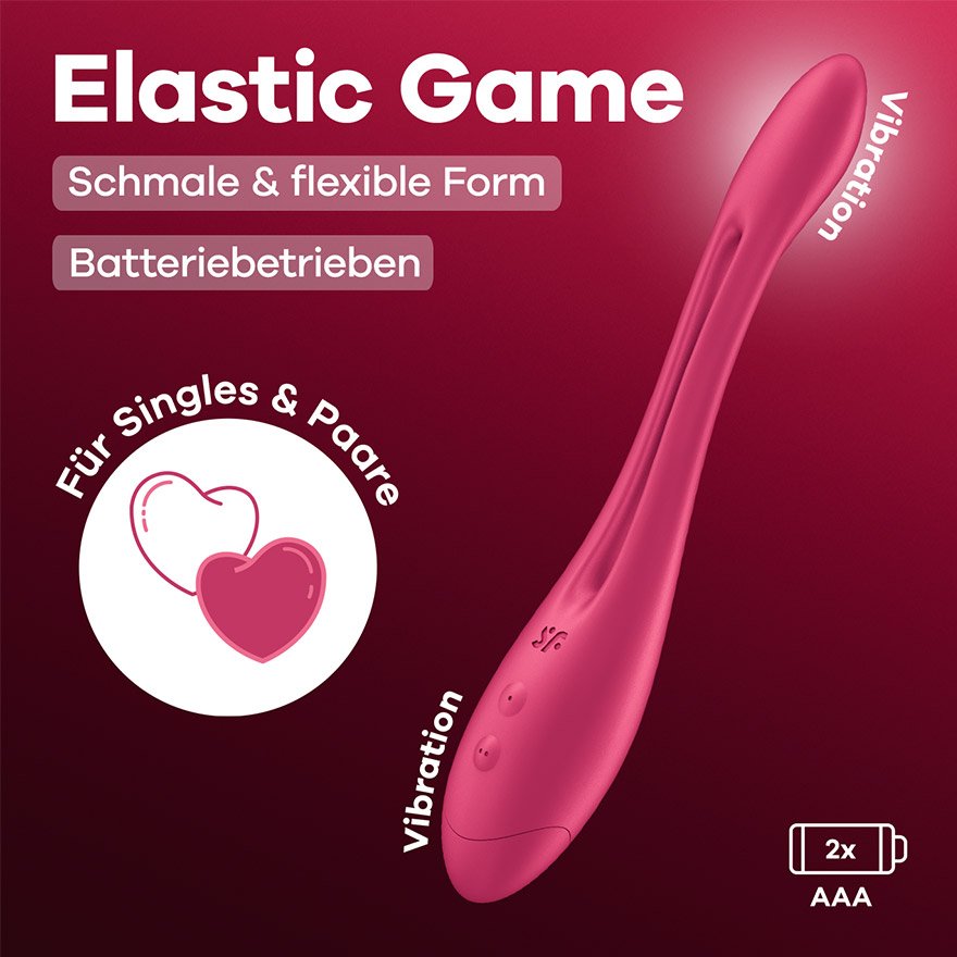 Satisfyer Elastic Game - Batteriebetrieben, 16+ Anwendungen