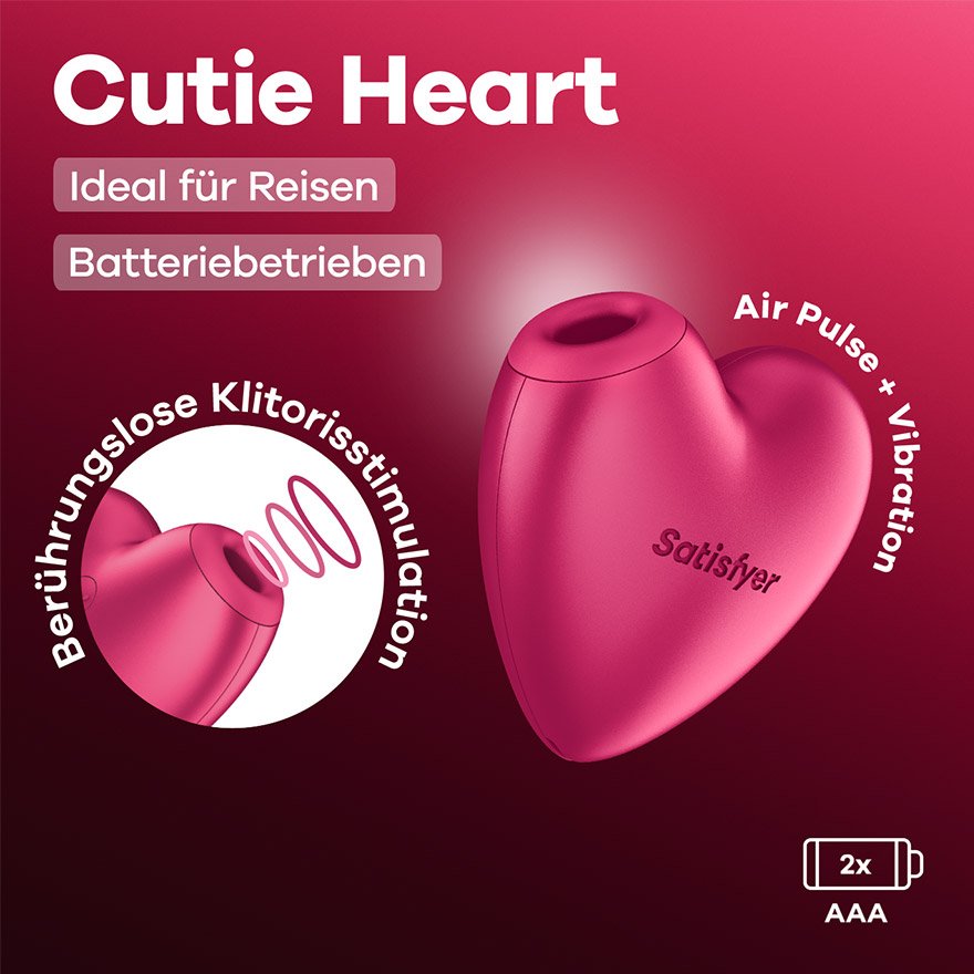 Satisfyer ‘Cutie Heart’ - Batteriebetrieben, 8 cm