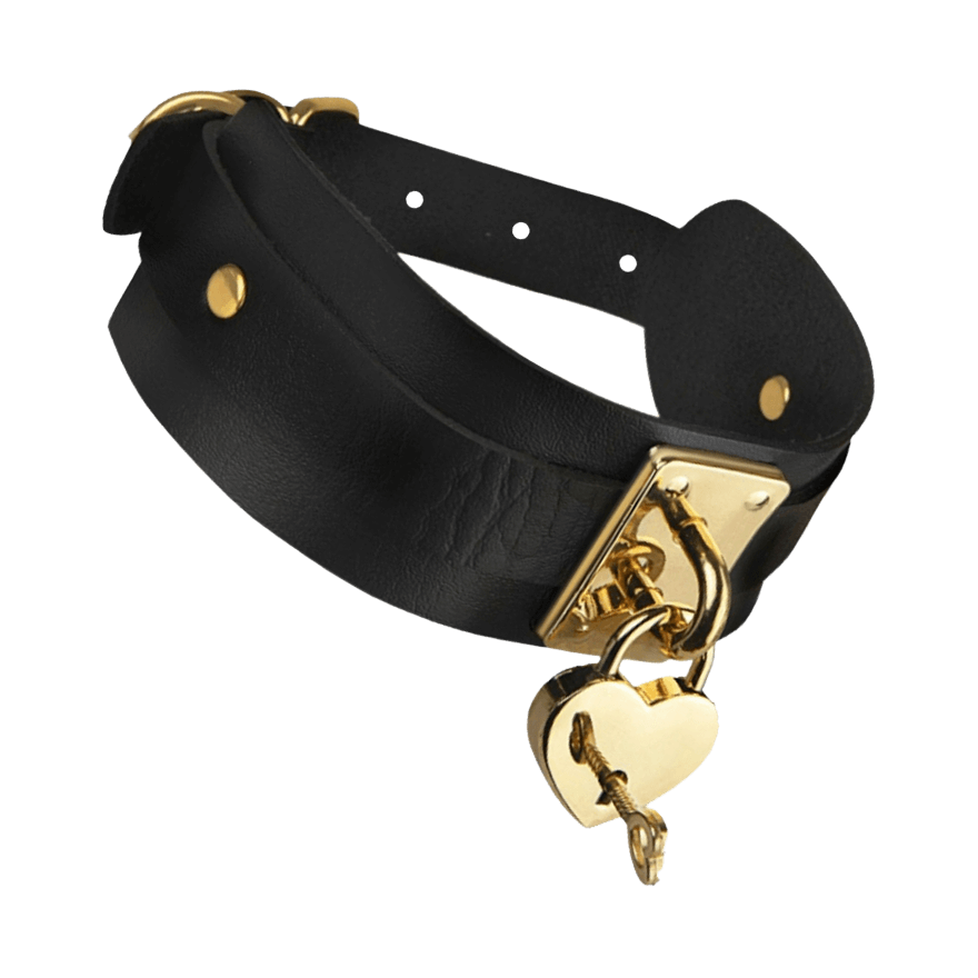 Heart-Lock-Key Collar