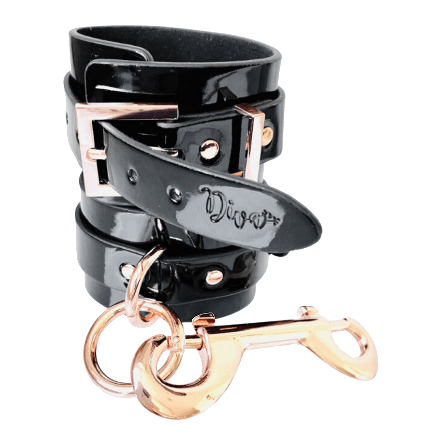 High Gloss Bondage Ankle Cuffs