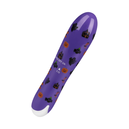 Vibrator im Metallic-Look - Halloween Edition, 15 cm Vibrator im Metallic-Look - Halloween Edition, 15 cm