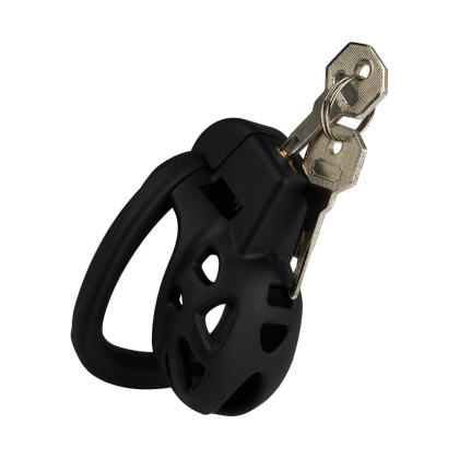 Keuschheitskäfig mit 3 Ringen, Größe XS Keuschheitskäfig mit 3 Ringen, Größe XS