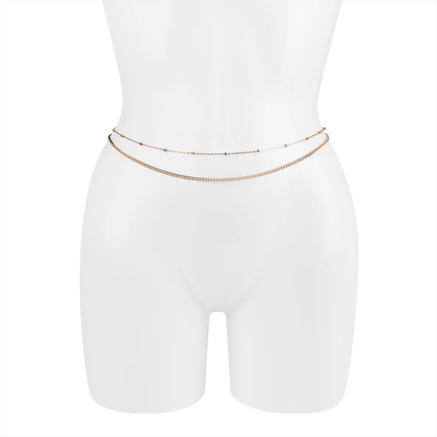 Filigrane Bauchketten, 2 Stück