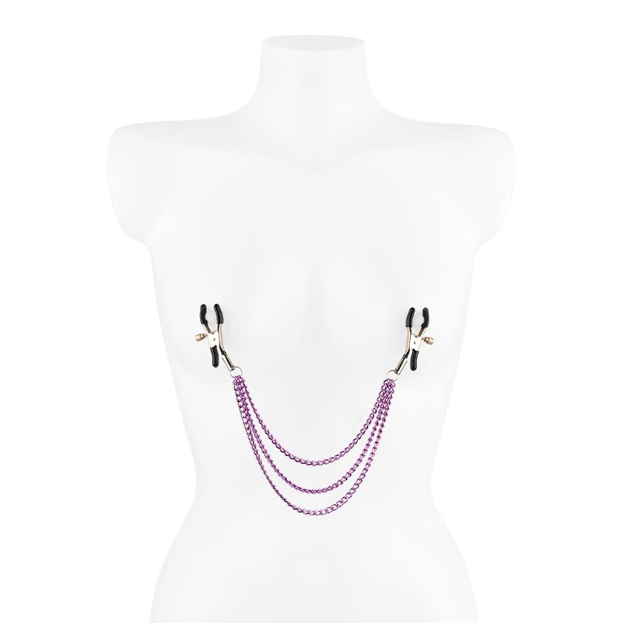 Klassische Nippelklemmen mit Verbindungsketten