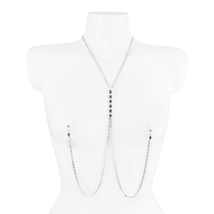 Collier mit integrierten Nippelklemmen Collier mit integrierten Nippelklemmen