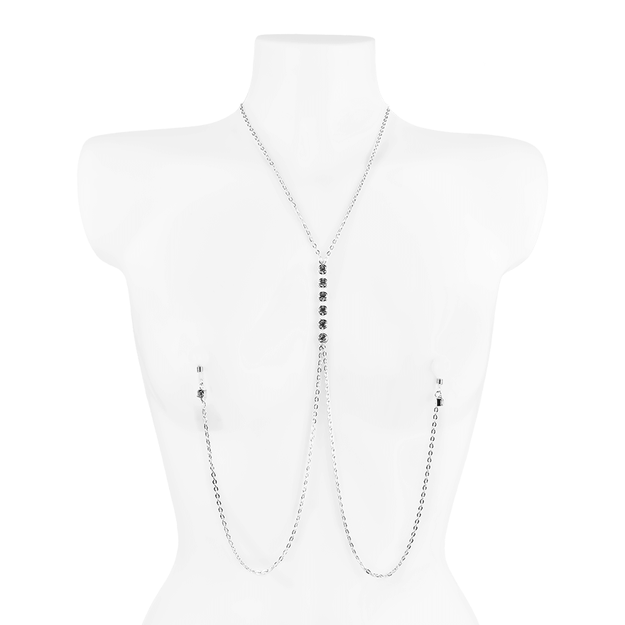 Collier mit integrierten Nippelklemmen