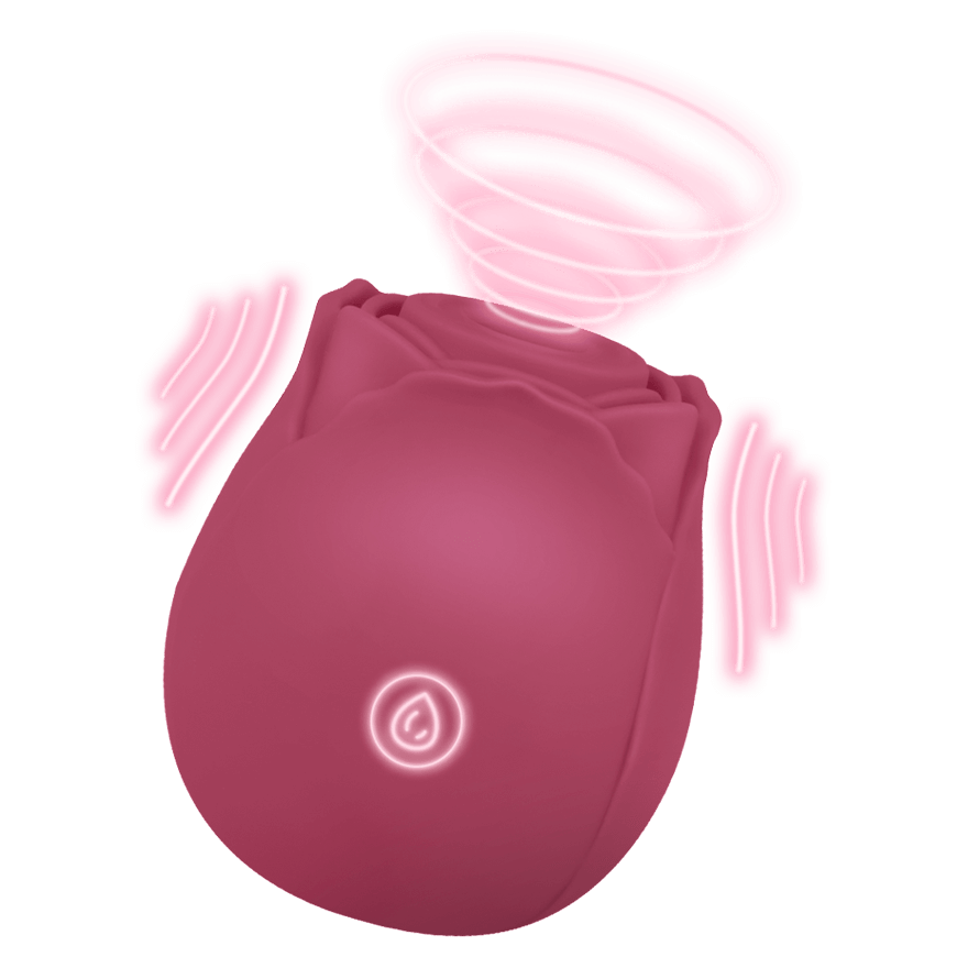 Druckwellenvibrator Blush & Bloom, 6,6 cm