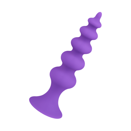 Strukturierter Analplug aus Silikon, 11,5 cm Strukturierter Analplug aus Silikon, 11,5 cm