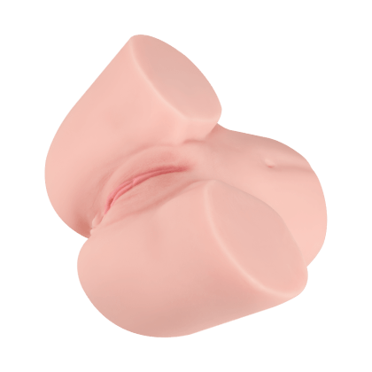 Naturnaher Masturbator mit 2 Liebesöffnungen, 24,5 cm Naturnaher Masturbator mit 2 Liebesöffnungen, 24,5 cm