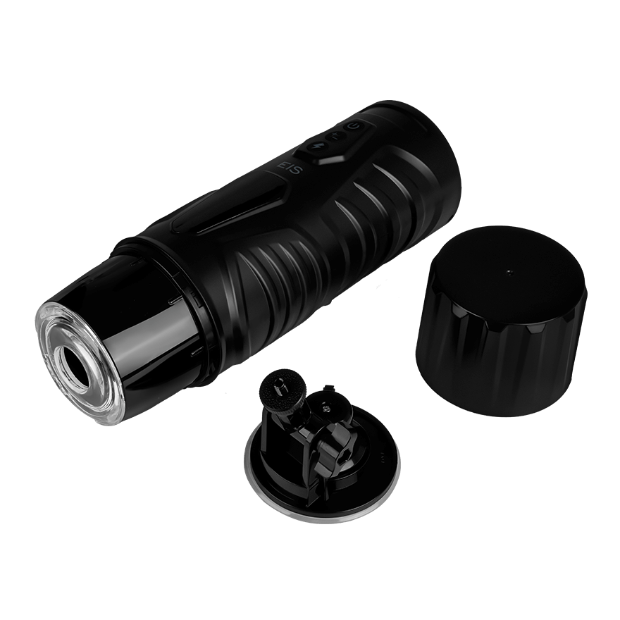 Turbo-Stroker mit abnehmbaren Saugfuß, 27 cm