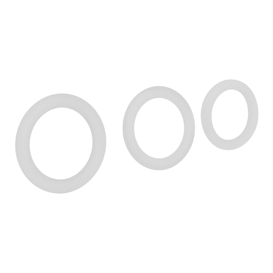 Silikon-Penisring-Set - Glow in the Dark, 3-tlg.