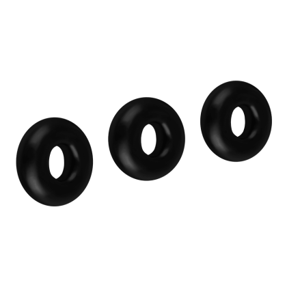 Donut-förmiges Penisring-Set, 3-tlg. Donut-förmiges Penisring-Set, 3-tlg.
