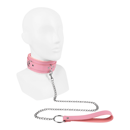 Weich gepolstertes Halsband mit Leine Weich gepolstertes Halsband mit Leine