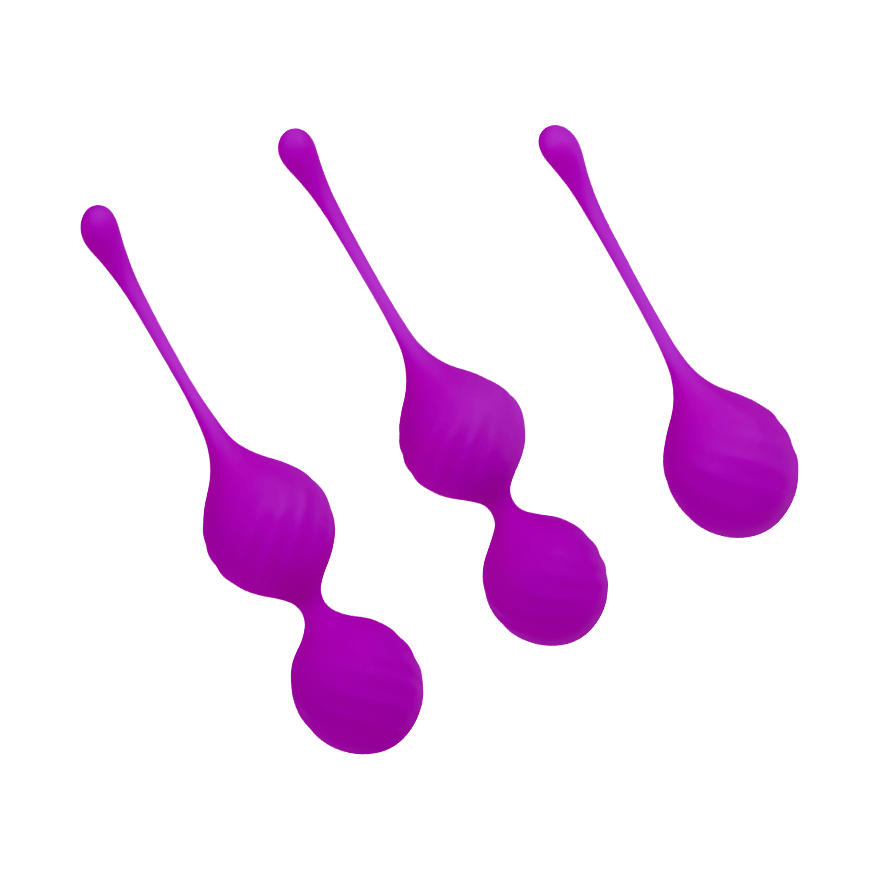 Liebeskugeln aus Silikon, 3-tlg.