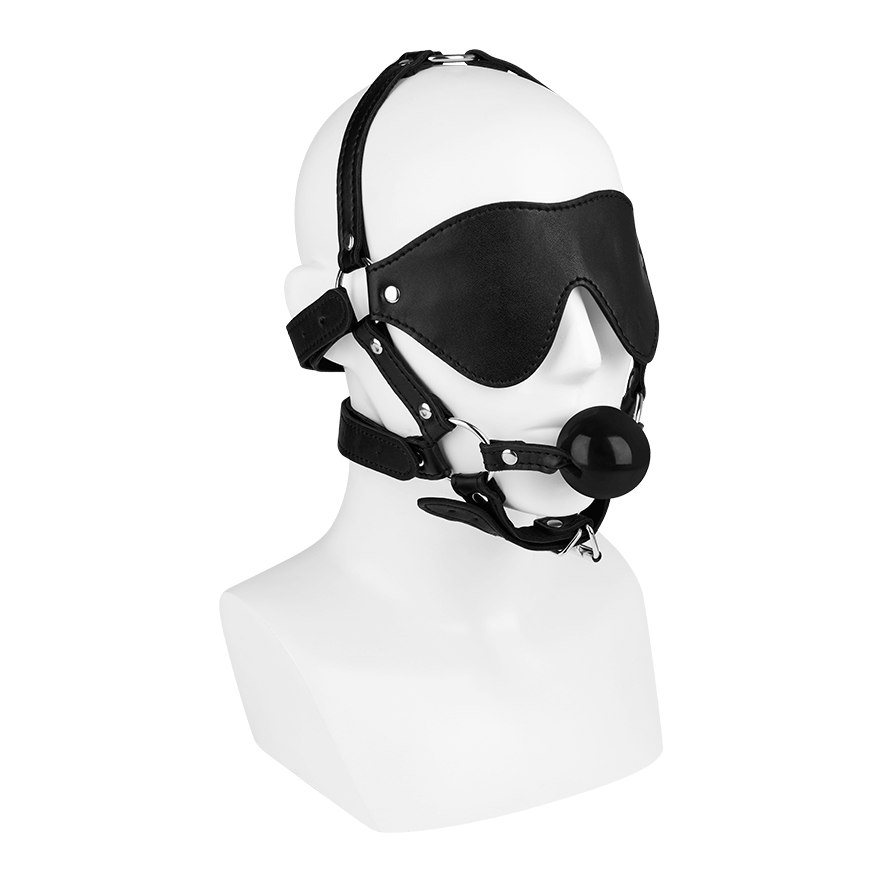 Augenmaske mit Knebel