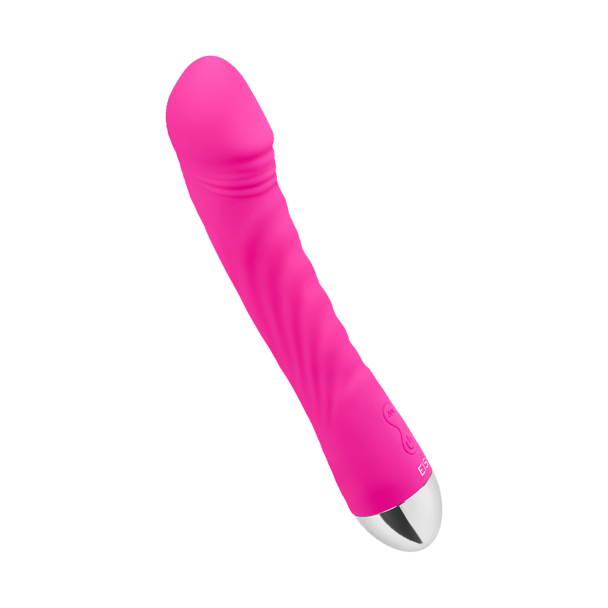 Schlanker Naturvibrator aus Silikon, 20,5 cm
