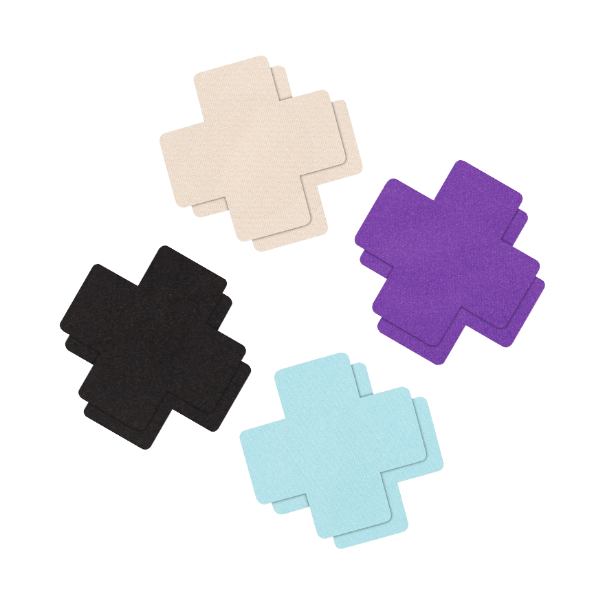 Pretty Pasties - Cross, 4 Paar