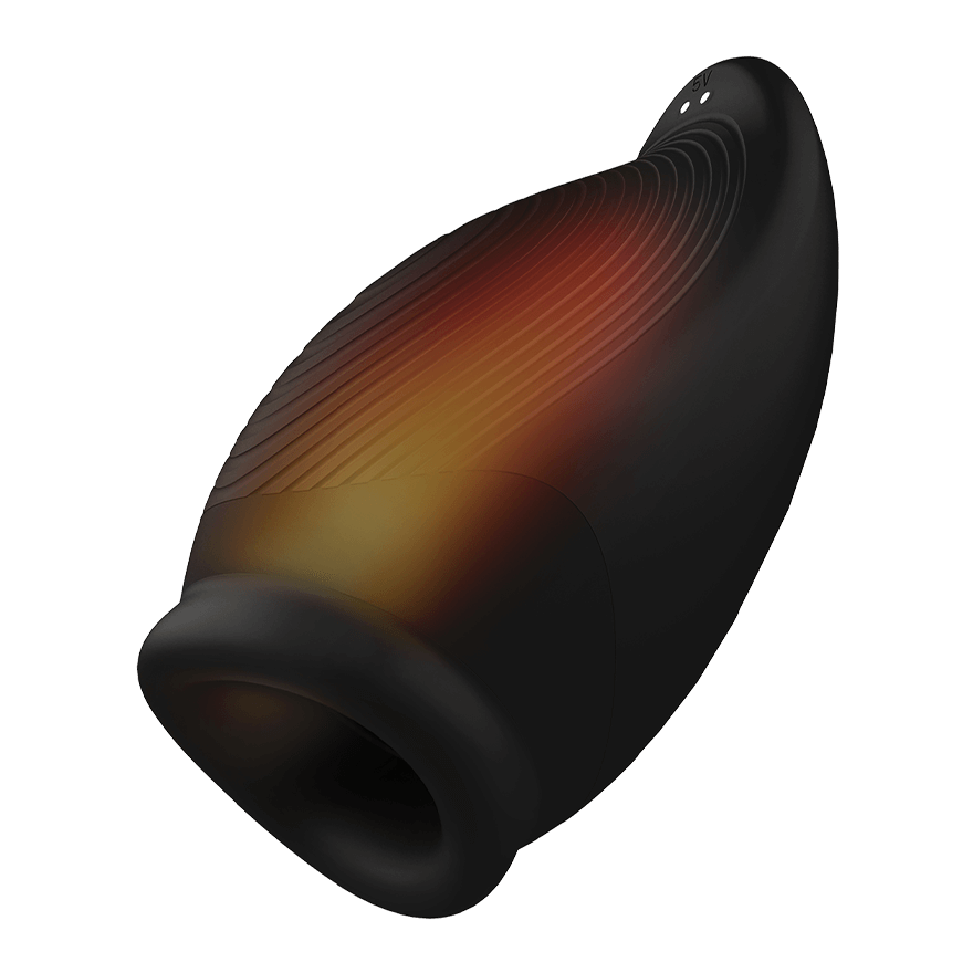 Ramrod - Heating Squeezable Vibrating Stroker, 15,5 cm