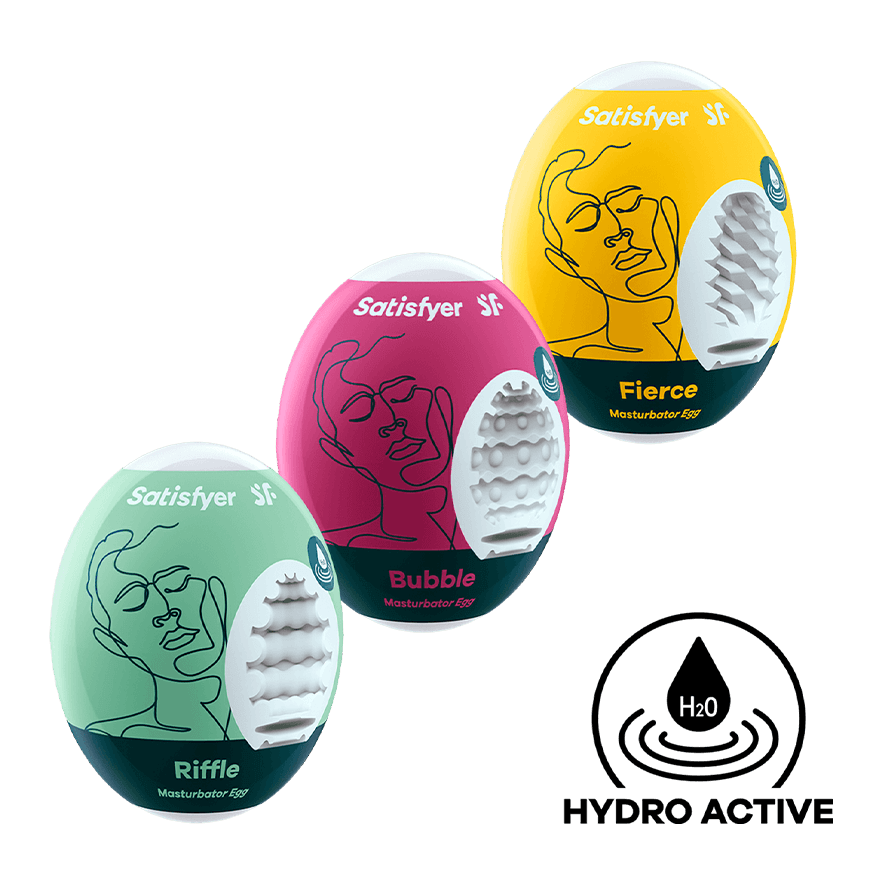 Satisfyer Masturbator Eggs, 3 Teile