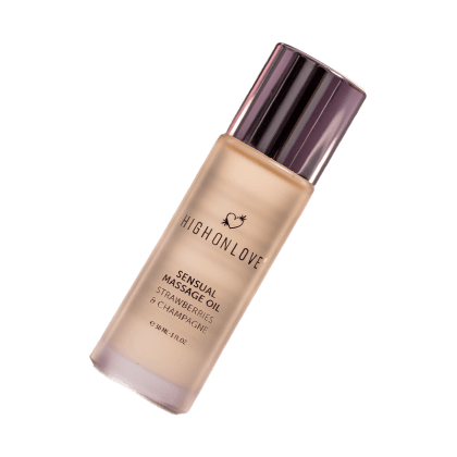 Massage Oil Strawberries And Champagne Mini, 30 ml Massage Oil Strawberries And Champagne Mini, 30 ml