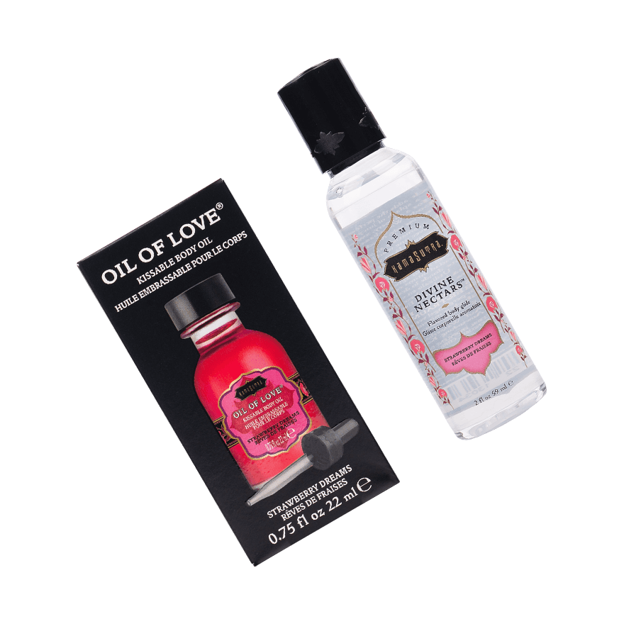 Oral Sex Cocktail Kit - Strawberry Dick-quiri, 2-teilig