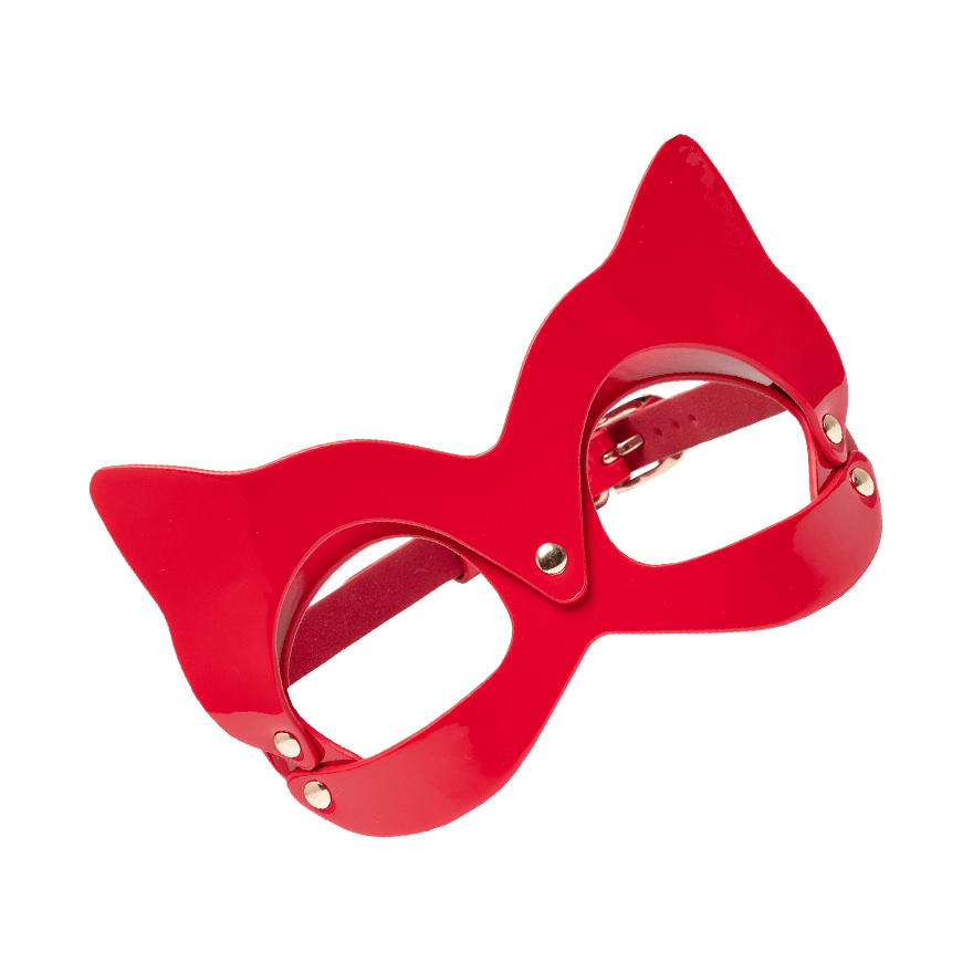 High Gloss Bondage Cat Mask